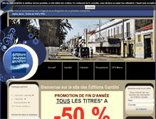 Tablet Screenshot of editions-gandini.fr